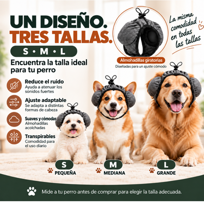 Orejeras para perros que calman el ruido